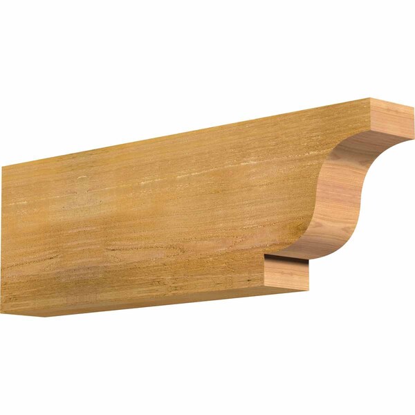 Ekena Millwork Newport Rough Sawn Rafter Tail, Western Red Cedar, 4"W x 10"H x 32"L RFT04X10X32NEW00RWR - main